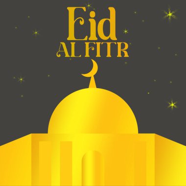 Mübarek Mübarek Müslüman Festivali. Kurban Bayramı Mübarek tebrik kartı.