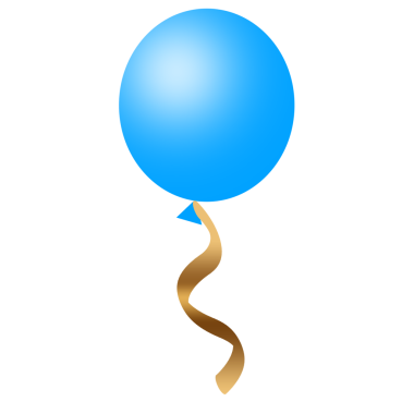 Kurdeleli doğum günü balonu