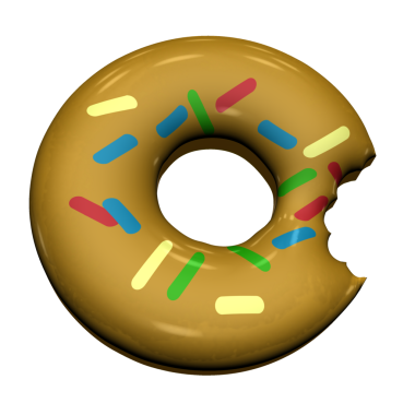 Siyah arkaplana serpiştirilmiş çörekler