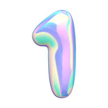 Muhteşem 3 boyutlu altın metalik sayılar ve harfler..