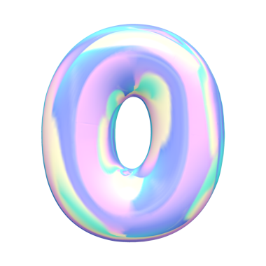 Muhteşem 3 boyutlu altın metalik sayılar ve harfler..