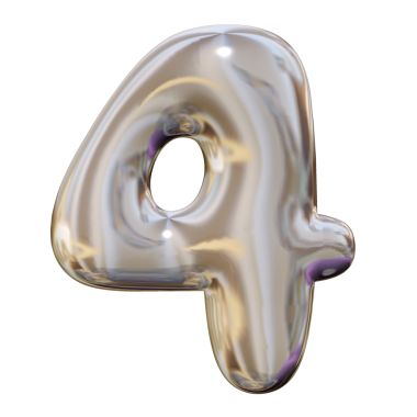 Muhteşem 3 boyutlu altın metalik sayılar ve harfler..