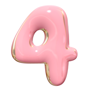 Muhteşem 3 boyutlu altın metalik sayılar ve harfler..