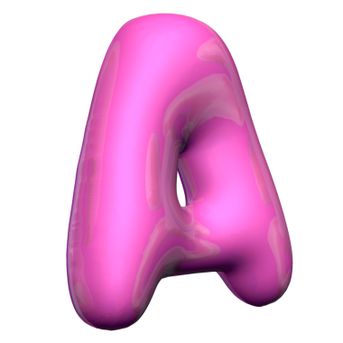 Muhteşem 3 boyutlu altın metalik sayılar ve harfler..