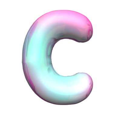 Muhteşem 3 boyutlu altın metalik sayılar ve harfler..