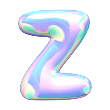 Muhteşem 3 boyutlu altın metalik sayılar ve harfler.