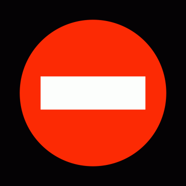 Yol işaretleri. Vektör çizimi