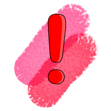 Ünlem işareti. Basit resimleme