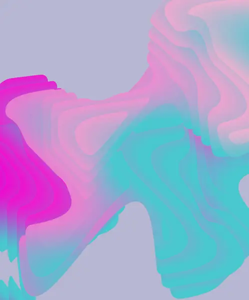 Yağlı boya çizgileri olan sıvı soyut arkaplan