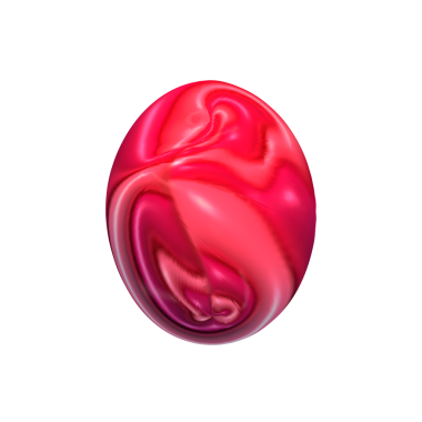 Soyut küre. 3D Ester yumurtası