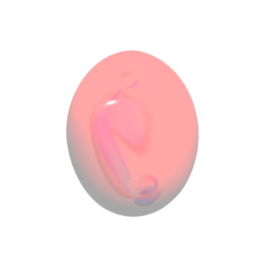 Soyut küre. 3D Ester yumurtası