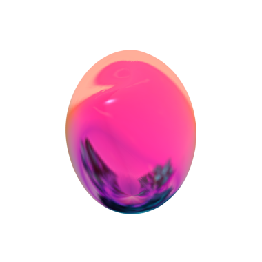 Soyut küre. 3D Ester yumurtası
