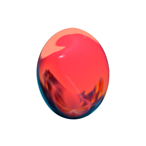 Soyut küre. 3D Ester yumurtası