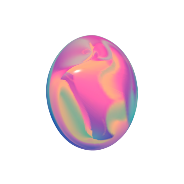 Soyut küre. 3D Ester yumurtası