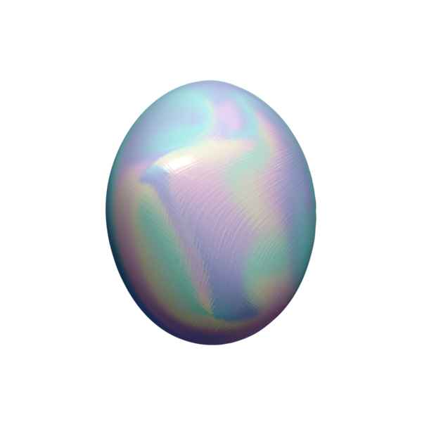 Soyut küre. 3D Ester yumurtası