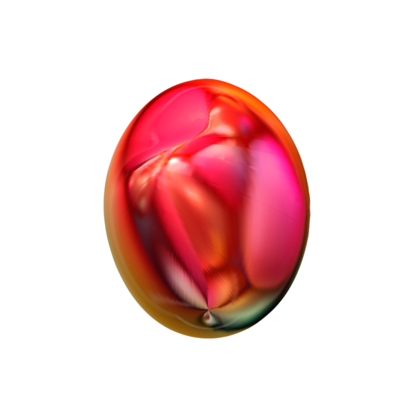 Soyut küre. 3D Ester yumurtası