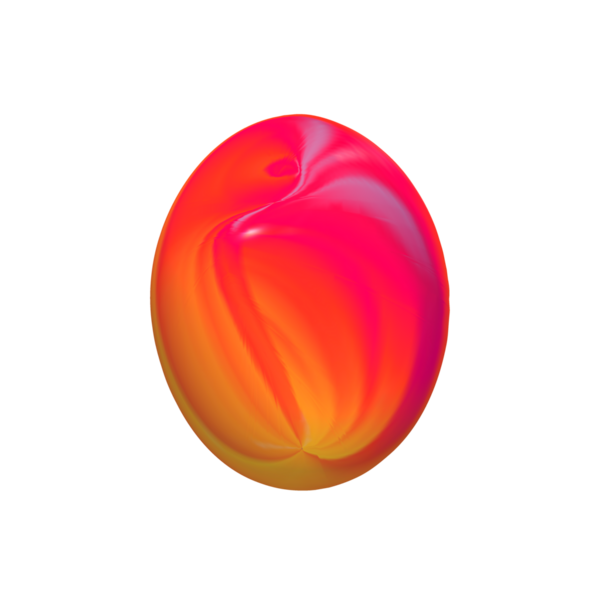 Soyut küre. 3D Ester yumurtası