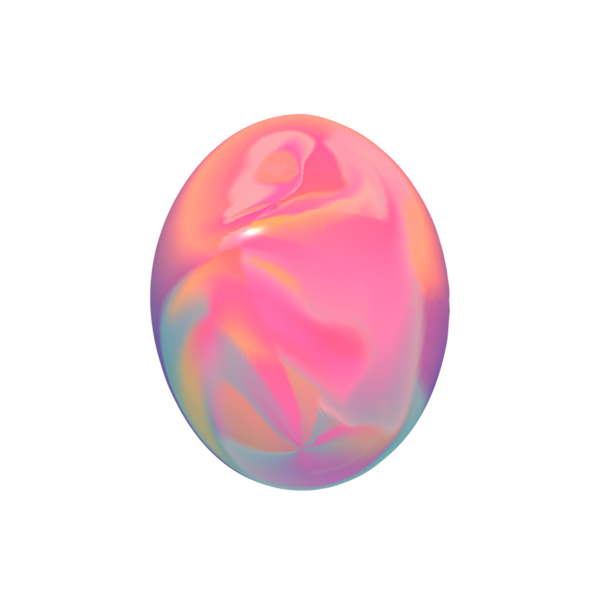 Soyut küre. 3D Ester yumurtası