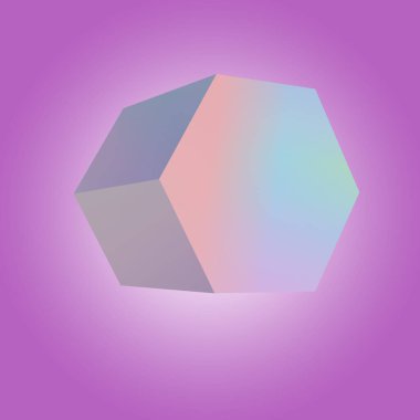 Soyut 3 boyutlu geometrik arkaplan. vektör