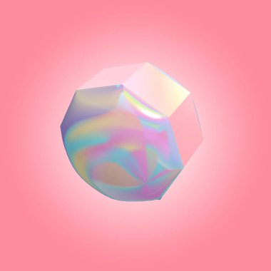 soyut geometrik şekil arkaplanı. 3d oluşturma.