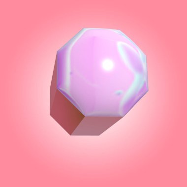 Yansımalı pembe vektör küre