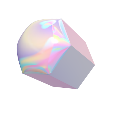 3 boyutlu illüstrasyon. soyut çokgen şekil.