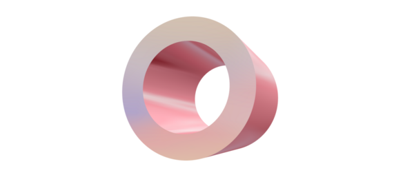 Beyaz arkaplanda izole edilmiş kırmızı bir harfin 3 boyutlu resmi