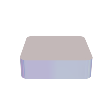 boş açık kutunun düz renk çizimi