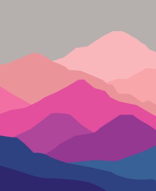 soyut renkli arkaplan dağları üretken sanat arkaplanı.