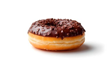 Donutlar kremalı ve çikolatalı.