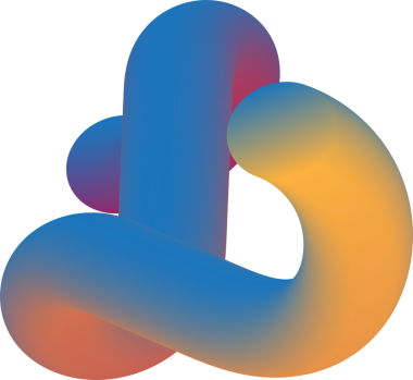 Mavi ve sarı renkli eğri bir nesne..