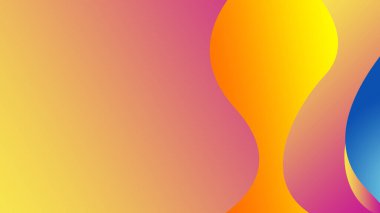 Renkli gradyanı olan soyut gradyan arkaplan. vektör illüstrasyonu