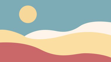 Dalgalı soyut vektör arkaplanı.