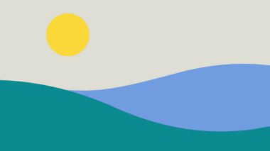 YAZ PATTERN soyut arkaplan gradyan renk ile