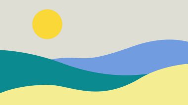 YAZ PATTERN soyut arkaplan gradyan renk ile