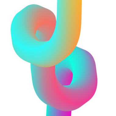 Bentuk 3D Gradien. Garis-garis berwarna abstrak, bentuk-bentuk berkelok-kelok, dan kurva-kurva yang mengalir deras. Tabung gradien bergaya fluida dengan transisi campuran warna halus mengatur vektor yang terinsusi.