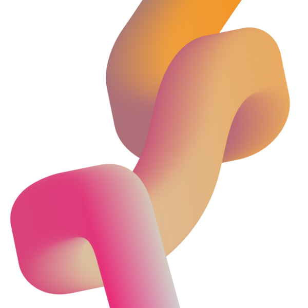 Bentuk 3D Gradien. Garis-garis berwarna abstrak, bentuk-bentuk berkelok-kelok, dan kurva-kurva yang mengalir deras. Tabung gradien bergaya fluida dengan transisi campuran warna halus mengatur vektor yang terinsusi.