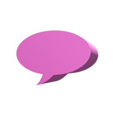 3d konuşma balonu sohbeti.