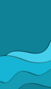 Mavi dalga geçmiş vektör çizim