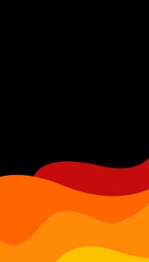 Renkli dalgalarla soyut arkaplan