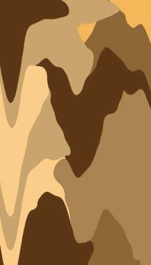 Dalgalı çizgilerle soyut renk arkaplanı, hareket dokusuyla illüstrasyon ve rastgele bulanık desenler.