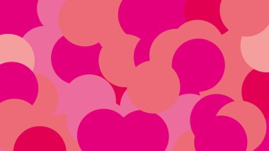 Renkli kalplerin soyut, pürüzsüz deseni. Kutlama kartı, davetiye, afiş, poster için sevgililer günü kartı. vektör illüstrasyonu