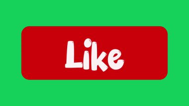 Yeşil arkaplanda video simgesi. Düz dizayn. Youtube simgesi. Üye ol.