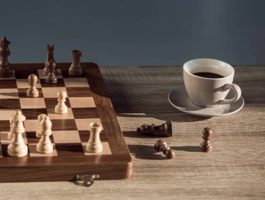 Satranç tahtası oyunu, kahve, satranç, satranç kupası, fincan