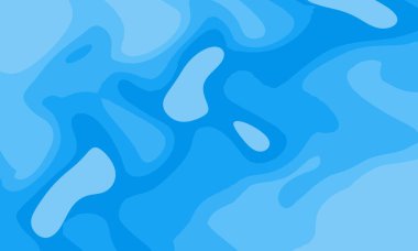 Dalgalı mavi soyut arkaplan. vektör.