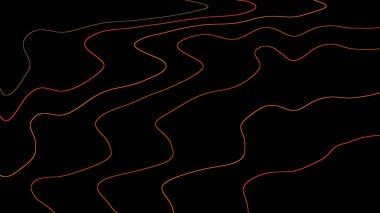 Kırmızı çizgilerle soyut arkaplan, vektör illüstrasyonu