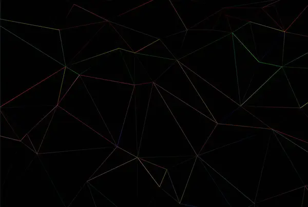 Çizgileri ve üçgenleri olan koyu pembe vektör arkaplan. Renkli üçgenli modern soyut illüstrasyon. İşiniz için en iyi tasarım, afiş.