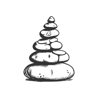 Masaj için logo çizen taşlar Sağlık ve Spa Güzelliği Sağlıklı yaşam tarzı düzenlenebilir felç