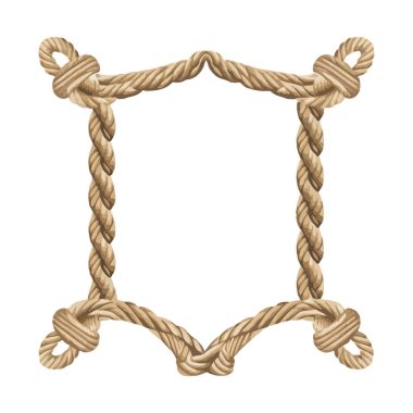 rope knot simgesi çizgi film vektör illüstrasyon tasarımı