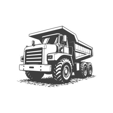 bir kamyon çizimi
